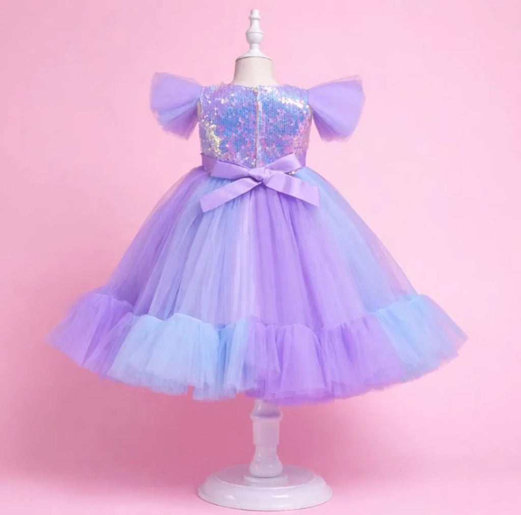 K-Pop Demon Hunters Birthday Dress for Girls with personalized glitter name