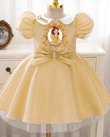 Princess Birthday Party Dress. Custom with Child’s Name. Personalised Outfit for Girls