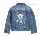Custom Kids Denim Jacket: Rescue Pup Theme, Personalised