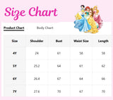 Personalized Princess Birthday Dress, Toddler Girls Custom Name Outfit