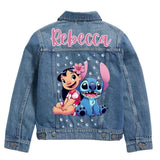 Lilo & Stitch Custom Denim Jacket