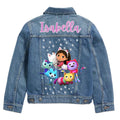 Gabby Dollhouse Custom Denim Jacket for Kids with personalized name