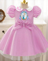 Princess Birthday Party Dress. Custom with Child’s Name. Personalised Outfit for Girls
