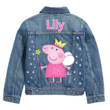 Personalized Peppa Pig Denim Jacket for Kids