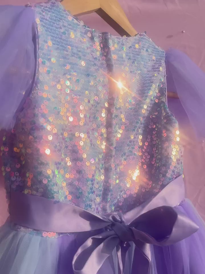 K-Pop Demon Hunters Birthday Dress for Girls with Name